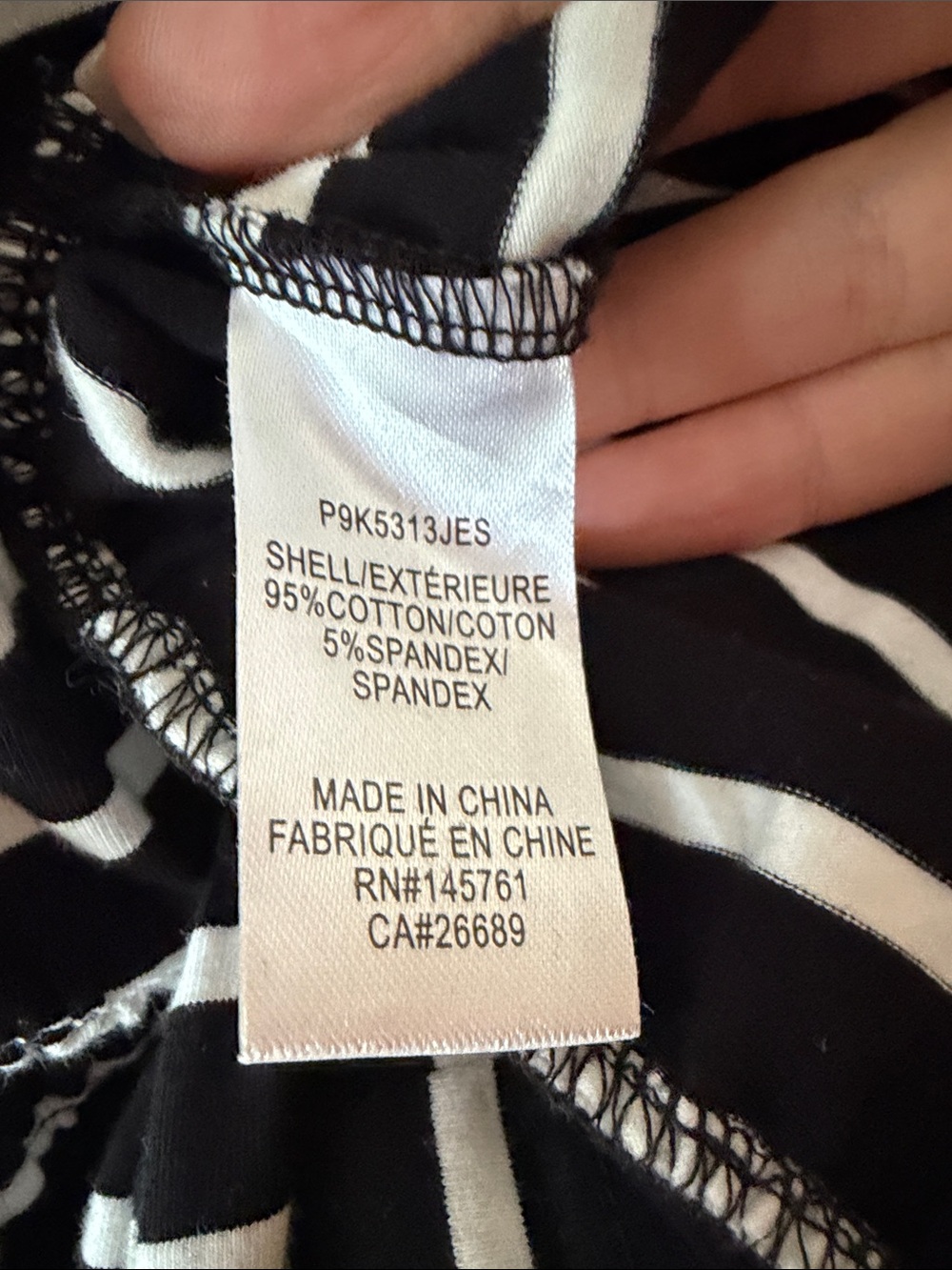 Parker Cotton Jersey Mini Dress Size XS/S Black White Chest Pocket Smocked Waist - Picture 6 of 7